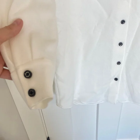 Kate Spade White Dress with Black Accents - Picture 7 of 15